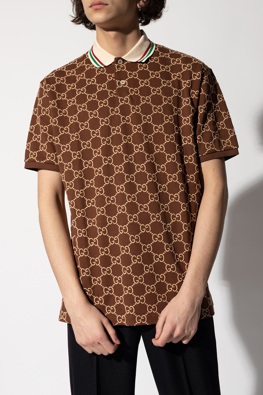 Gucci Pablo Delcielo Logo Polo Black Men's - FW22 - US